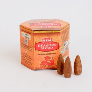 Inccienso de cono con reflujo Dragons Blood